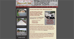 Desktop Screenshot of jobsiteconcrete.com